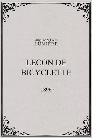 Leçon de bicyclette