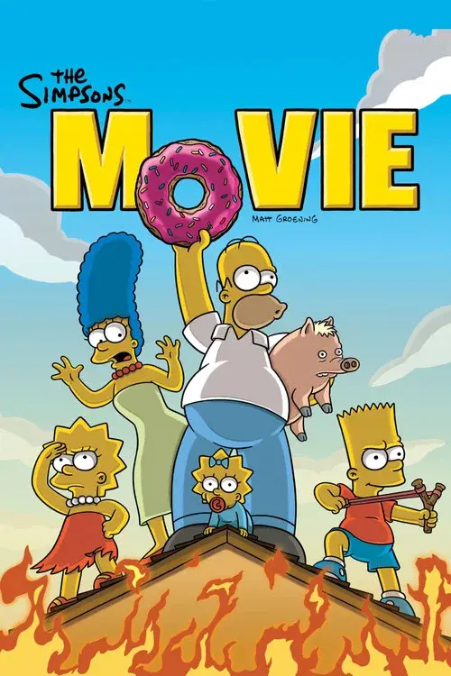 Poster for The Simpsons Movie